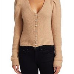Generation Love beings sweater with pearl buttons